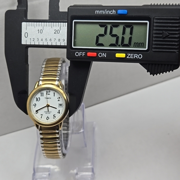 Timex Easy Reader Watch Women Two Tone Date New Battery  - Indiglo Not Working - - Picture 4 of 10